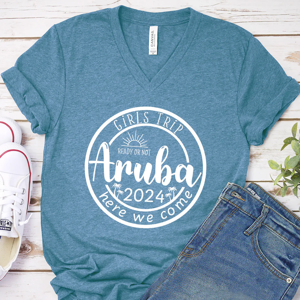 Girls Trip Aruba 2024 V-neck - Aitapkir