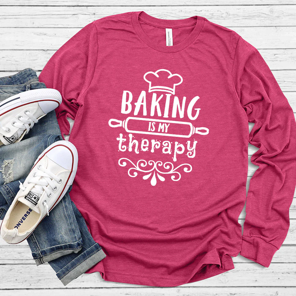 Baking Is My Therapy Long Sleeves - Aitapkir