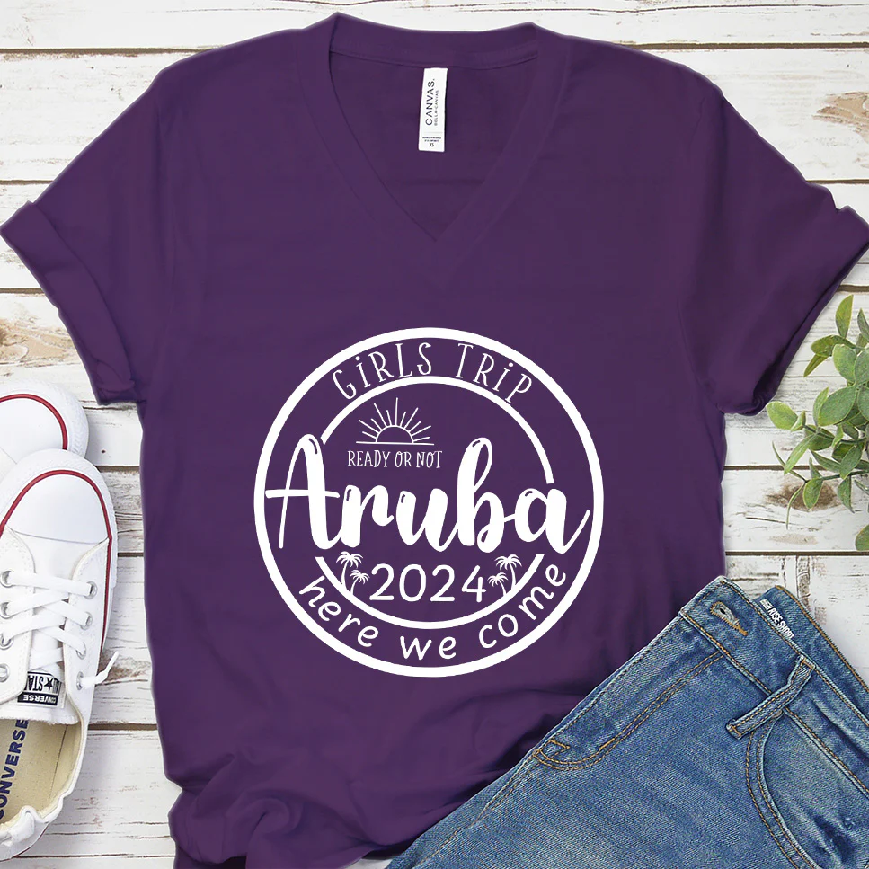 Girls Trip Aruba 2024 V-neck - Aitapkir
