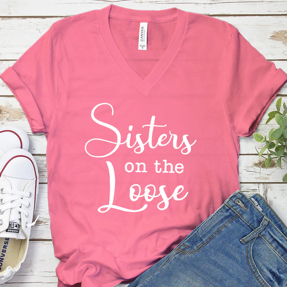 Sisters On The Loose V-neck (NO YEAR INDICATED) - Aitapkir